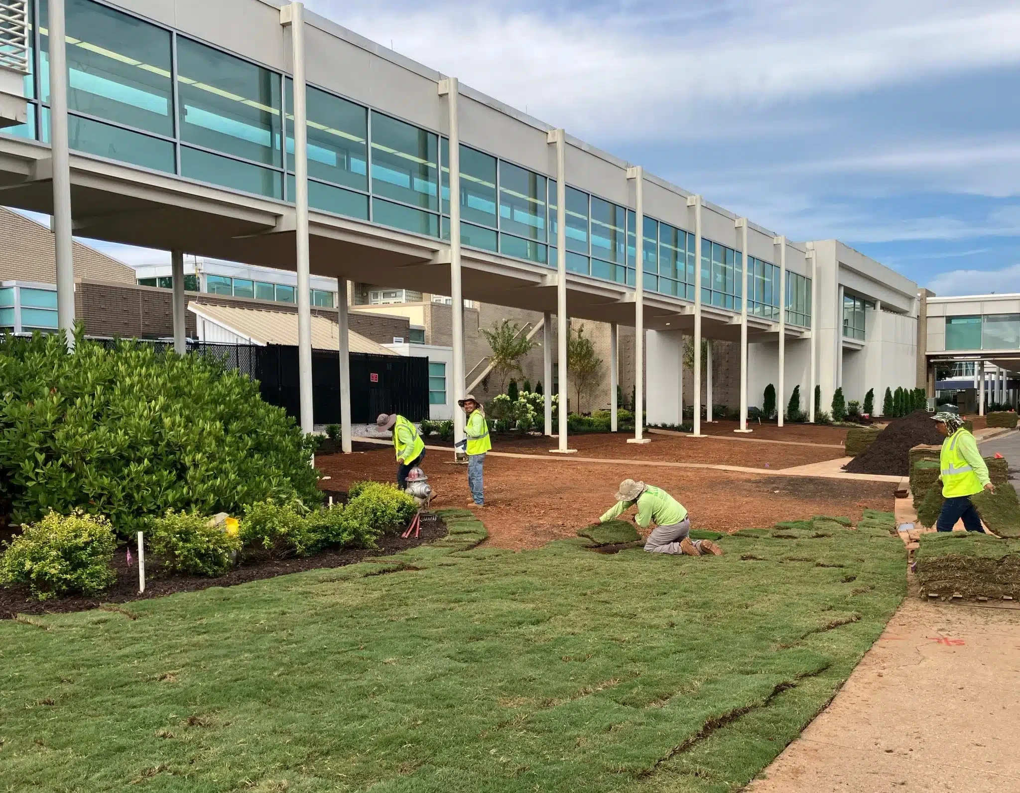 Commercial Artificial Turf Installation in The Woodlands, TX