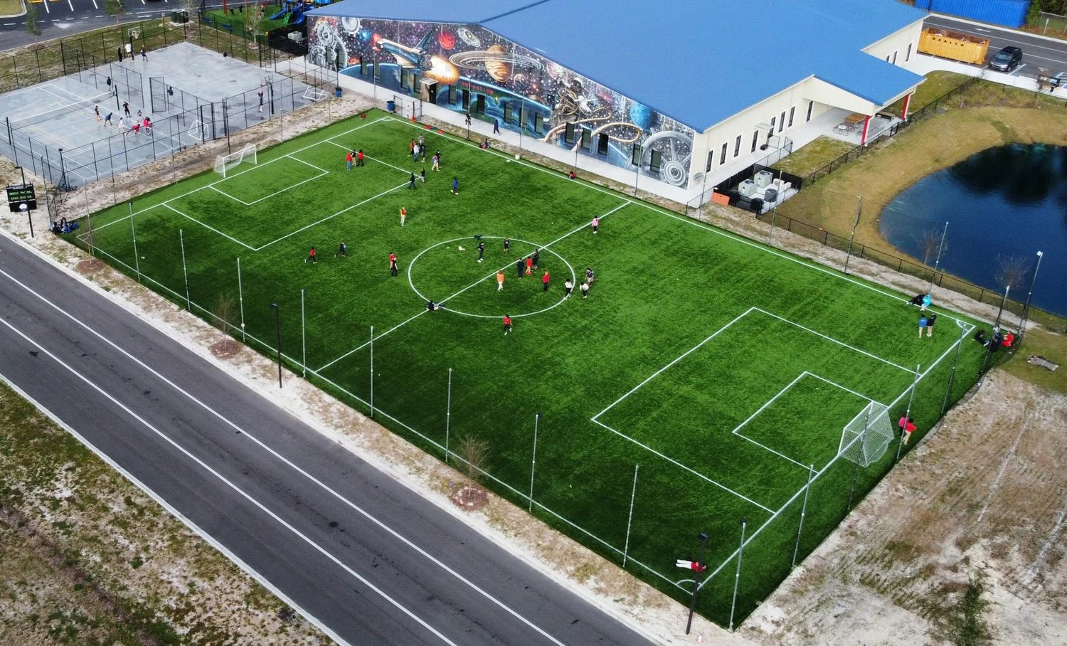 Sports Field Turf Installation in The Woodlands, TX